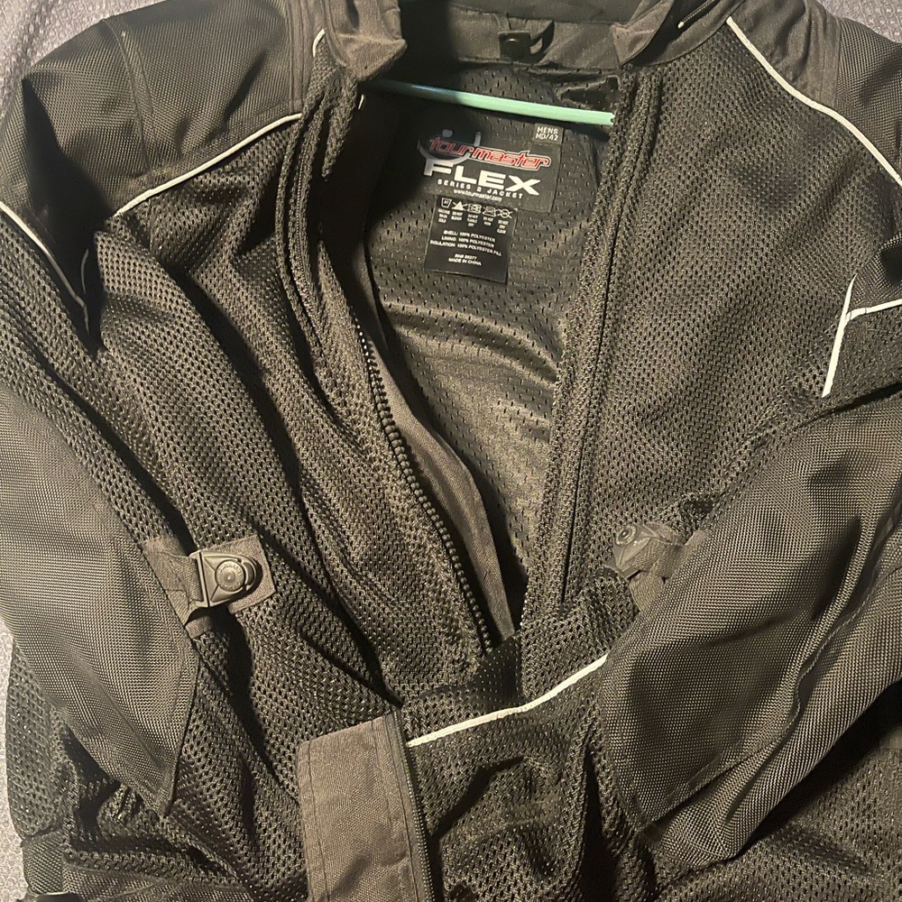 Series 2 torch master black bikers jacket
